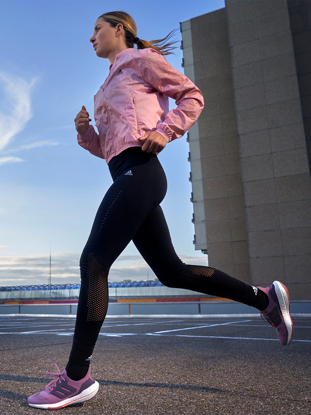 woman running